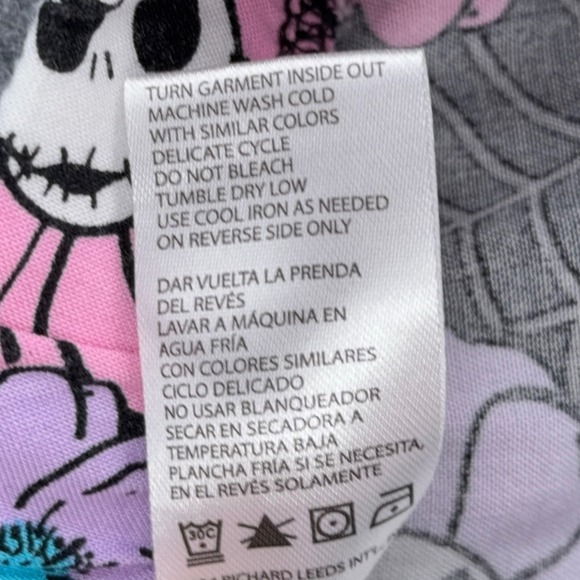 Disney Nightmare Before Christmas Jack Skellington Floral Shorts Sleepwear‎ XL - Picture 4 of 7